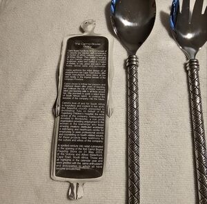 Carrol Boyes Artist Designed Salad Serving Pieces Vintage Limited Edition NEW